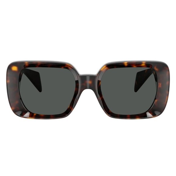 NEW VERSACE Medusa Medallion Sunglasses, Havana WOMEN VERSACE SUNGLASSES - Picture 2 of 3